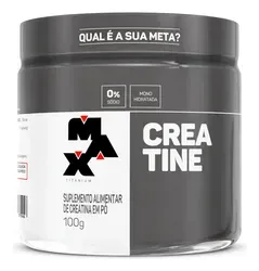 Creatina Max Titanium 100g Monohidratada Sem Sabor Natural / Sem Sabor - Foto oficial e menor preço