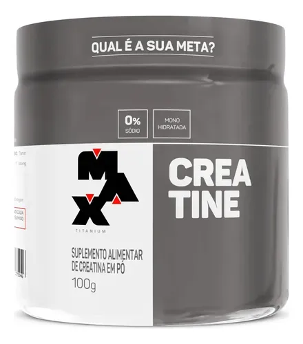 Creatina Monohidratada Max Titanium 100g