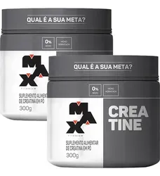 Creatina Max Titanium Pó Sem Sabor 300g Natural / Sem Sabor - Foto oficial e menor preço
