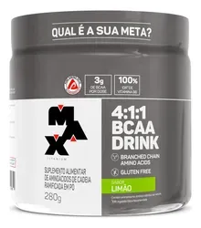BCAA Drink Max Titanium 4:1:1 280g Sabor Limão - Foto oficial e menor preço