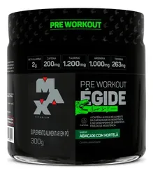 Pré Treino Max Titanium Égide 300g Abacaxi com Hortelã - Foto oficial e menor preço