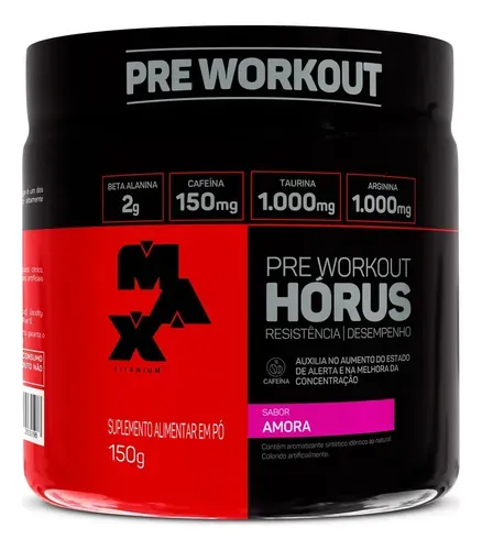 Pré Treino Max Titanium Amora 150g