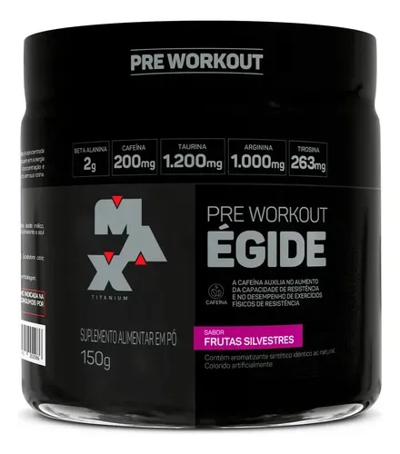 Pré Treino Max Titanium 150g Frutas Silvestres - Foto oficial e menor preço
