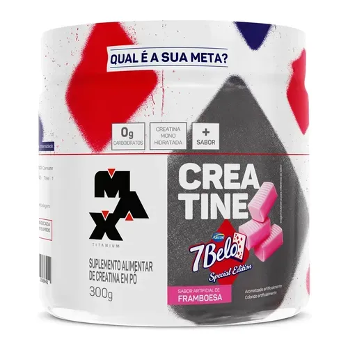 Creatina Max Titanium 7 Belo em Pó 300g