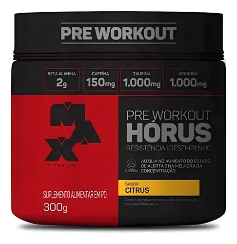 Suplemento em Pó Horus Max Titanium 300g Citrus