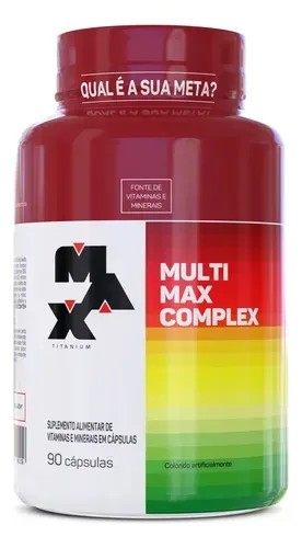 Multivitamínico Max Titanium Multimax 90 Cápsulas