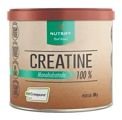 Creatina Nutrify em Pó Sem Sabor 300g Natural / Sem Sabor - Foto oficial e menor preço