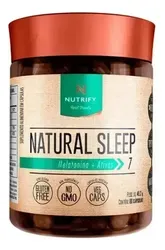 Suplemento Nutrify Melatonina + Ativos 60 Cápsulas Natural / Sem Sabor - Foto oficial e menor preço