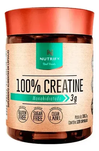 Creatina Nutrify 100% Creatine 120 Cápsulas