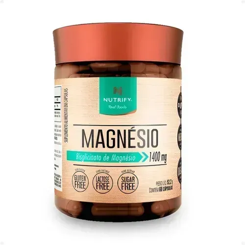 Suplemento Nutrify Mag 5 Magnésio Quelato 90 Cápsulas 90g