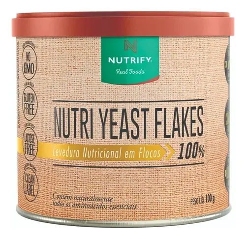 Levedura Nutricional Nutri Yeast Flakes 100g Nutrify