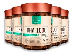 Suplemento Nutrify Ômega 3 DHA 1000mg - 60 Cápsulas Natural / Sem Sabor - Foto oficial e menor preço