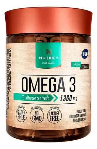 Ômega 3 Nutrify Premium 120 Cápsulas