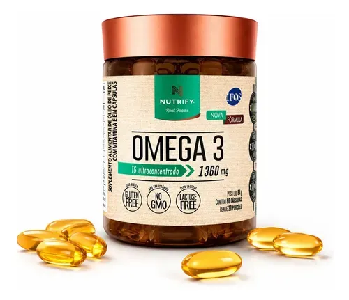 Ômega 3 TG 1360mg 60 Cápsulas Nutrify