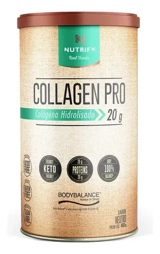 Colágeno Nutrify Pro Body Balance Sem Sabor 450g