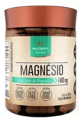 Magnésio Nutrify em Cápsula Sem Sabor 60 Unidades Natural / Sem Sabor - Foto oficial e menor preço