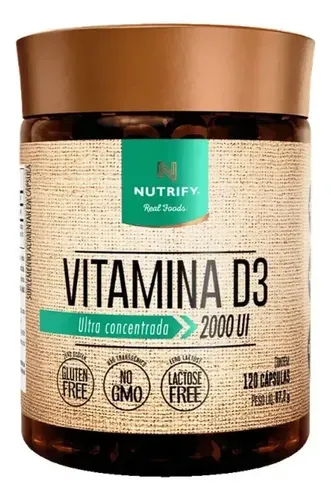 Vitamina D3 Nutrify 120 Cápsulas 120 Unidades - Foto oficial e menor preço