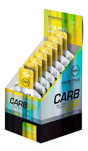 Suplemento Probiótica Carb Up Super Fórmula Gel Sabor Banana 10 Kits