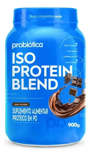 Whey Protein Probiótica Iso Blend 900g Chocolate