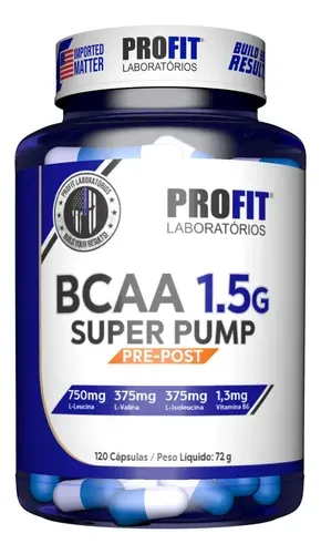 Suplemento BCAA Profit Elite Series 120 Cápsulas
