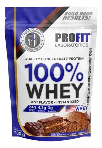 Whey Protein Profit 100% Quality Concentrate 900g Chocolate