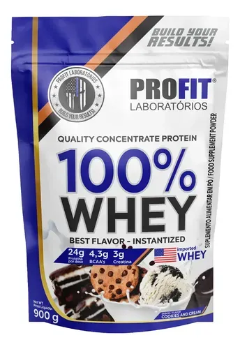 Whey Protein Profit 100% Quality Concentrate Cookies and Cream 900g