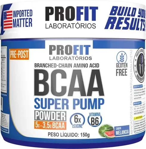 BCAA 6:1:1 Super Pump Powder 150g Melancia Profit Labs