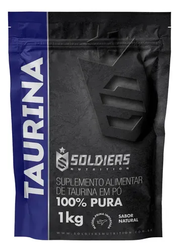 L-Taurina 1kg 100% Pura Soldiers Nutrition