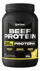 Proteína Beef Protein Zero Lactose 900g Manga com Maracujá Soldiers Nutrition - Foto oficial e menor preço