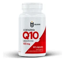Coenzima Q10 60 Cápsulas 100mg Soldiers Nutrition - Foto oficial e menor preço
