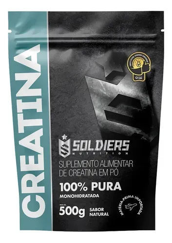 Creatina Soldiers Nutrition em Pó 500g