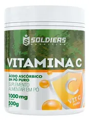 Vitamina C em Pó Soldiers Nutrition 500g - Foto oficial e menor preço