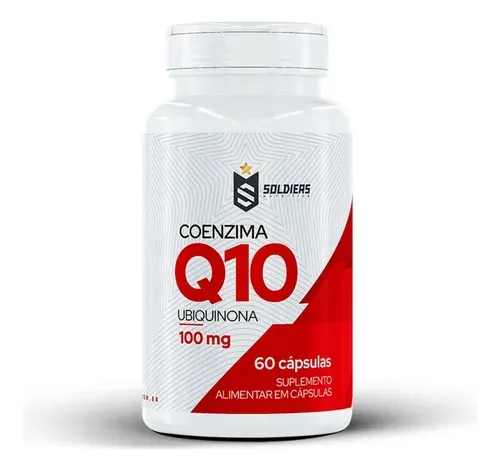 Coenzima Q10 100mg Soldiers Nutrition 60 Cápsulas