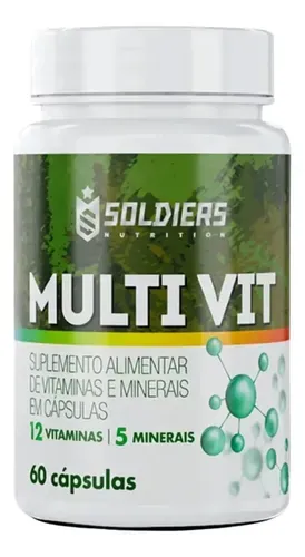 Multivitamínico Soldiers Nutrition 60 Cápsulas