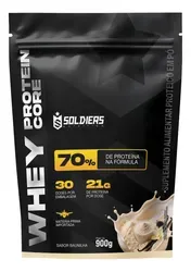 Whey Core 70% Proteína Concentrada Baunilha 900g - Foto oficial e menor preço