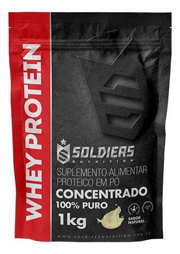 Whey Protein Concentrado 1Kg Sabor Natural 100% Puro Importado On / Optimum Natural / Sem Sabor