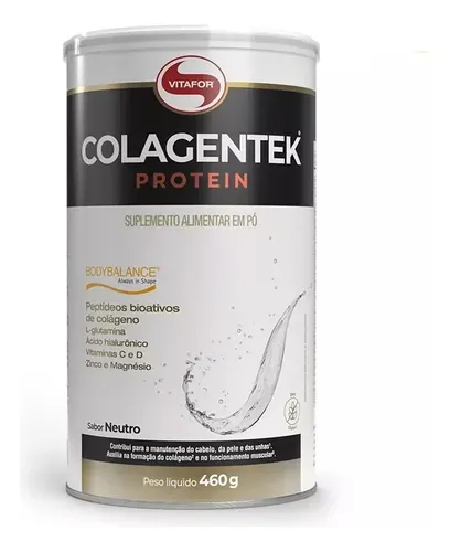 Suplemento Alimentar Vitafor Colagentek Protein Neutro 460g