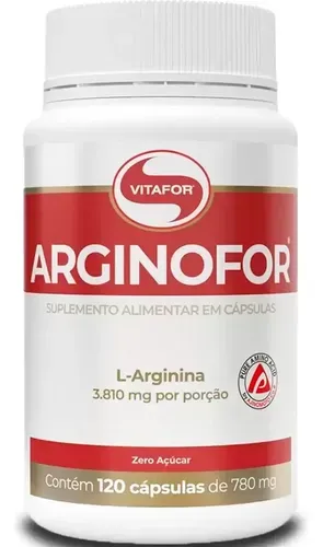 Suplemento Arginofor Vitafor 120 Cápsulas