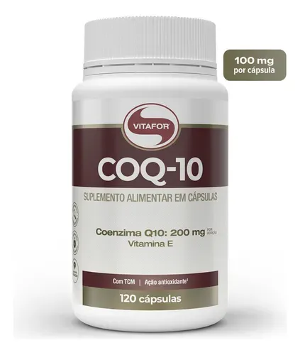 Coenzima Q10 Vitafor 200mg 120 Cápsulas