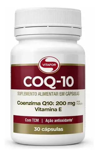 Coenzima Q10 Vitafor 200mg 30 Cápsulas