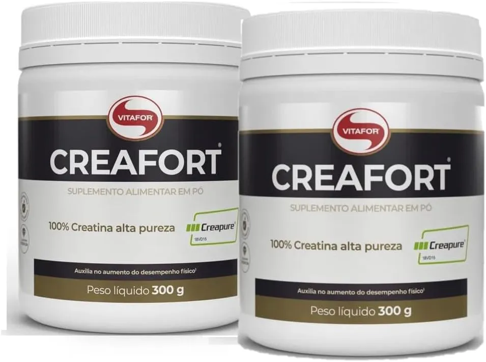 Kit 2 Creatina Creafort Vitafor Pote 300g - Foto oficial e menor preço