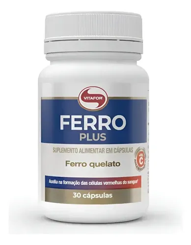 Suplemento Alimentar Vitafor Ferro Plus 30 Cápsulas