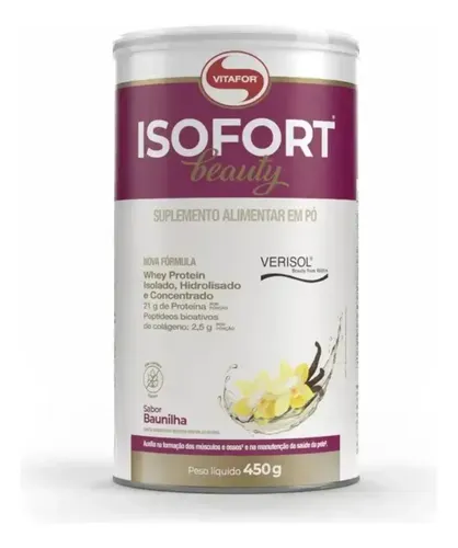 Isofort Beauty 450g Vitafor - Foto oficial e menor preço
