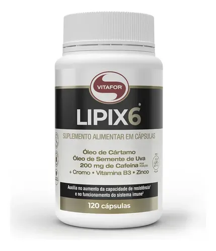 Suplemento Vitafor Lipix 6 120 Cápsulas