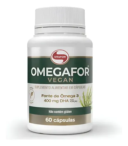 Ômega 3 Vegano Omegafor Vitafor 60 Cápsulas - Foto oficial e menor preço