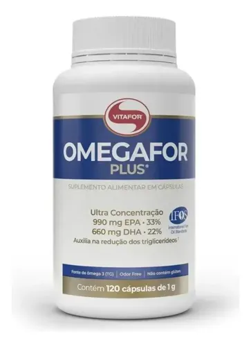 Suplemento Vitafor Omegafor Plus 120 Cápsulas Ômega 3
