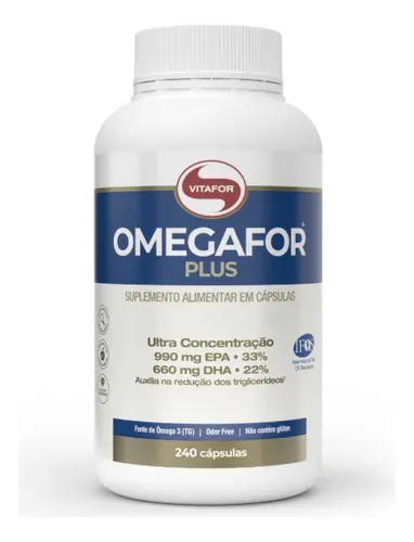 Suplemento Vitafor Omegafor Plus 240 Cápsulas 240g