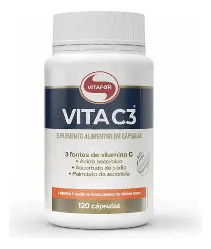 Suplemento Vitafor Vita C3 120 Cápsulas - Foto oficial e menor preço