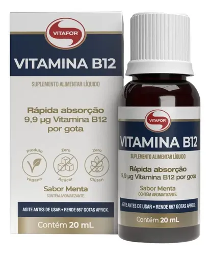 Suplemento Vitamina B12 Vitafor 20ml