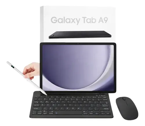 Tablet Samsung Galaxy Tab A9 64GB Prata - Foto oficial e menor preço